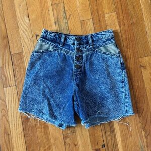 BDG Blue High Waist Denim Shorts